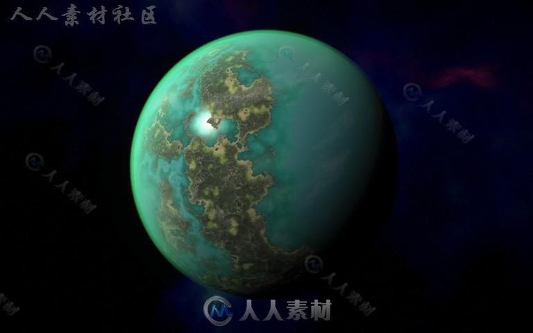 太空行星科幻环境模型Unity3D素材资源