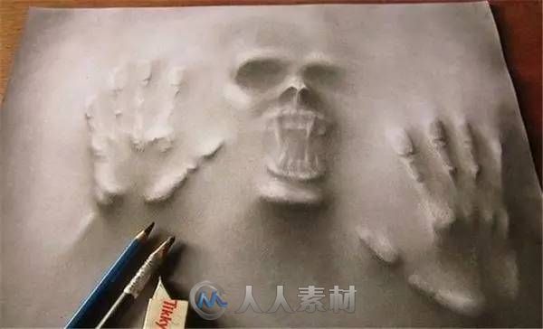 逼真的3D绘画作品，这真的不是真的吗?