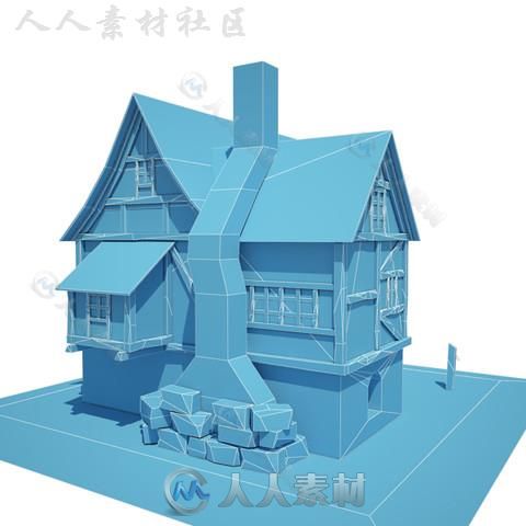 房屋室外道具模型Unity3D素材资源