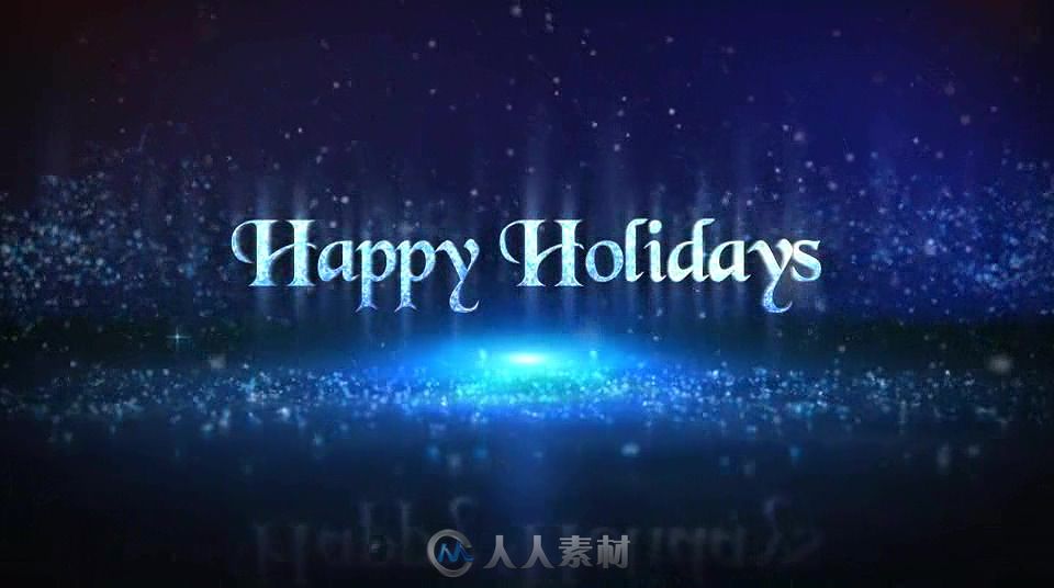 美丽的魔法粒子显示圣诞标题AE模板 Videohive  Christmas 18730813