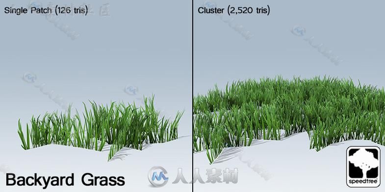 桌面地面封装SpeedTree&#174;植物模型Unity3D素材资源