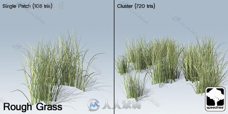 桌面地面封装SpeedTree&#174;植物模型Unity3D素材资源