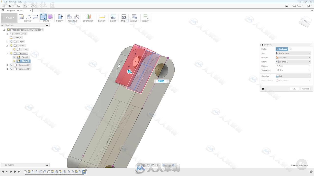 Fusion360组建建构设计视频教程