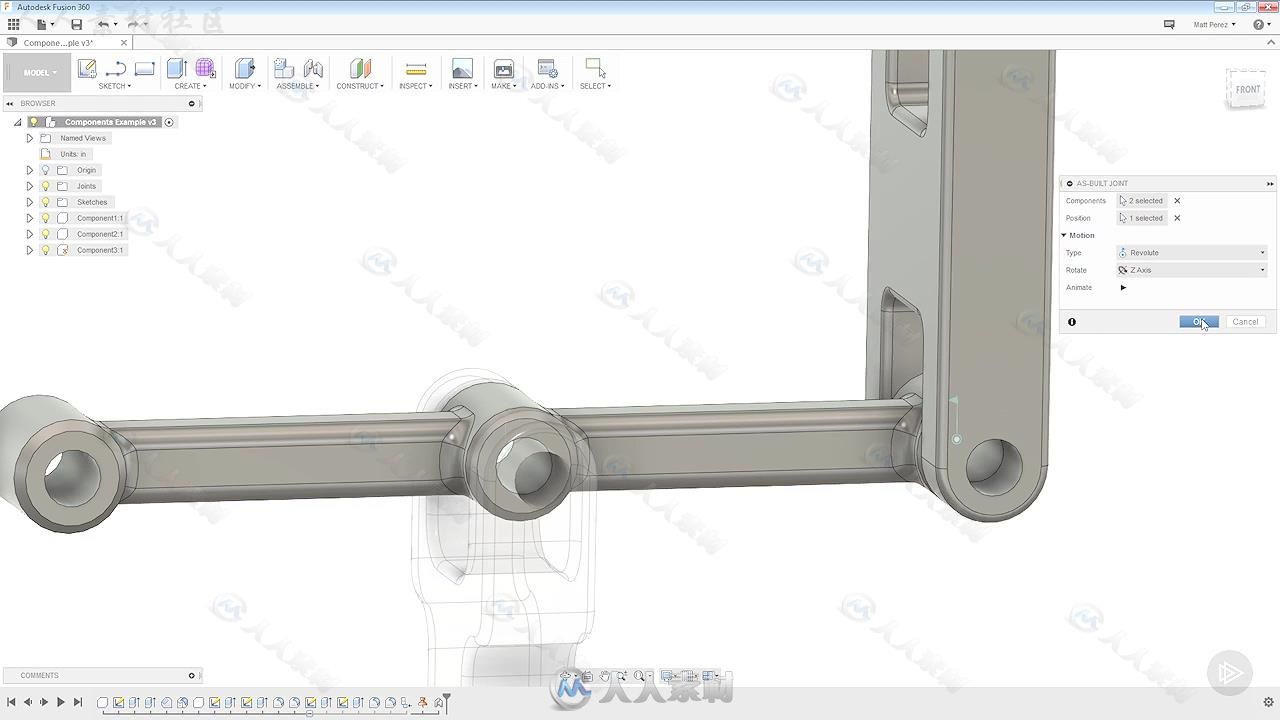 Fusion360组建建构设计视频教程