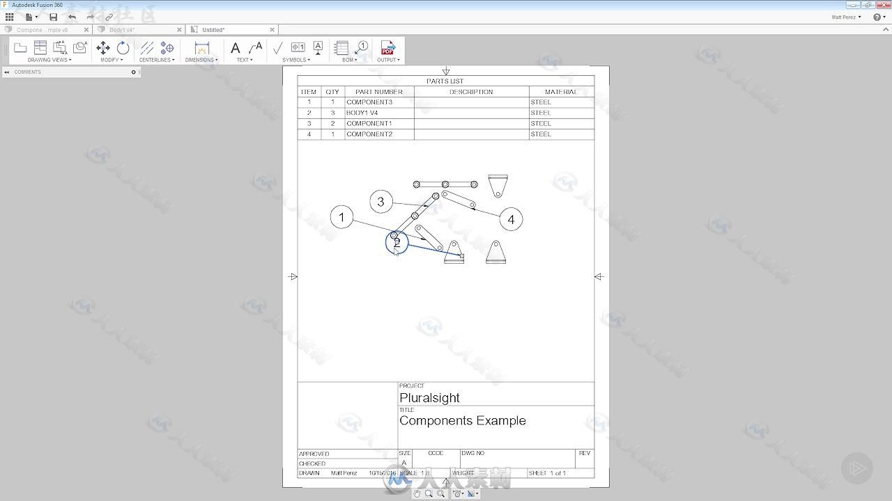 Fusion360组建建构设计视频教程