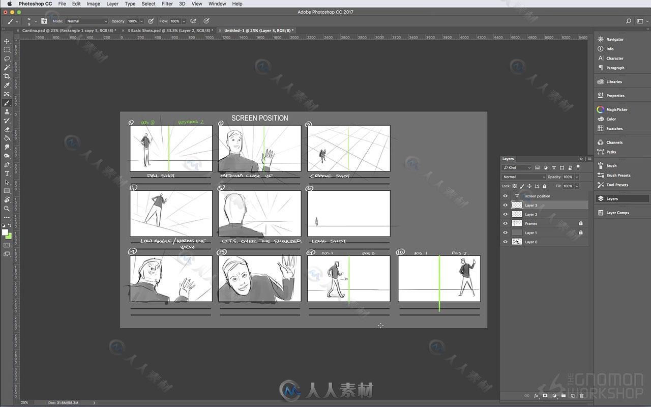 故事版叙述概念艺术绘画核心训练视频教程 THE GNOMON WORKSHOP STORYBOARDING TECH...