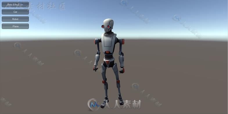 强大轻松的全息效果特效脚本Unity素材资源