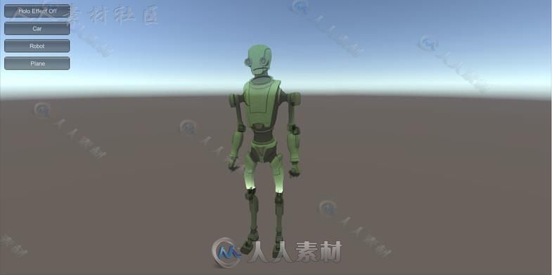 强大轻松的全息效果特效脚本Unity素材资源