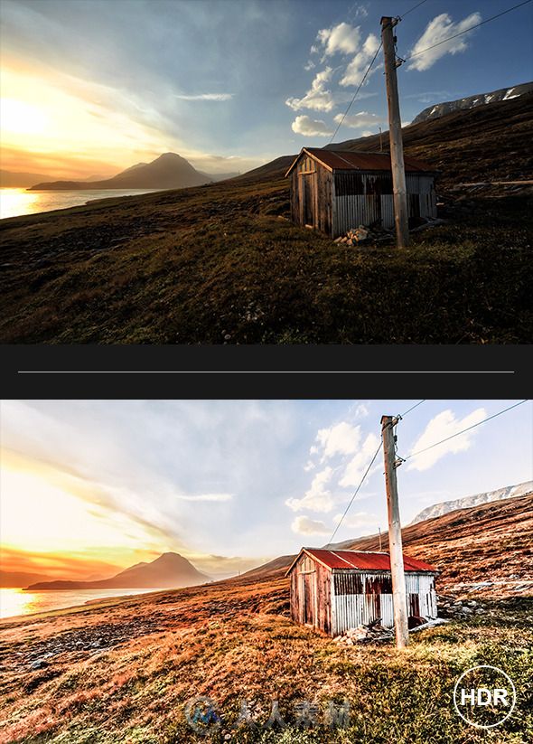 专业级HDR风景调色预设Lightroom模板 Graphicriver HDR Lightroom Presets Vol.1 1...