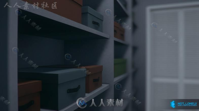 美式风格的房子城市环境模型Unity3D素材资源