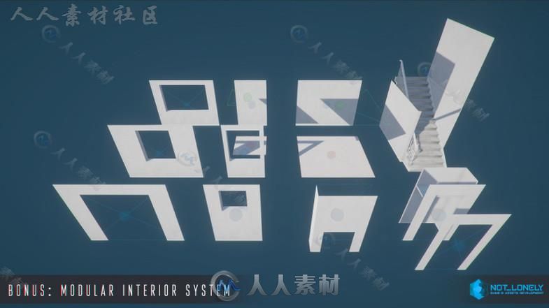 美式风格的房子城市环境模型Unity3D素材资源