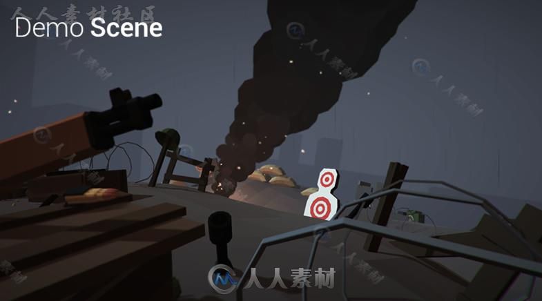 低聚枪包武器道具模型Unity3D素材资源