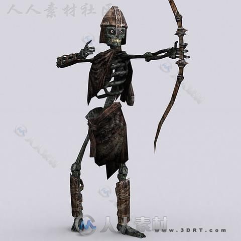 黑暗生物僵尸骷髅角色模型Unity3D素材资源