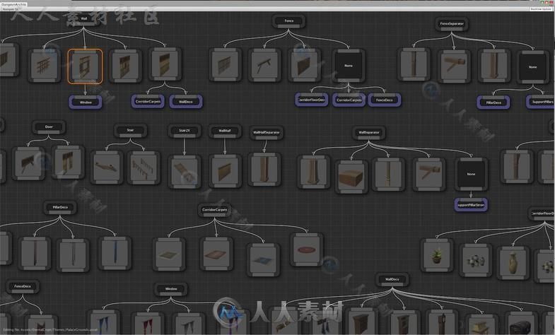 地牢建筑师程级生成工具编辑器扩充Unity素材资源