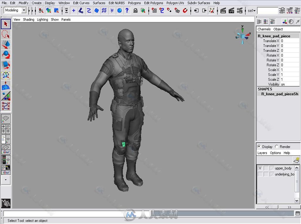 影视游戏角色艺术制作实例训练视频教程 THE GNOMON WORKSHOP CHARACTER MODELING F...