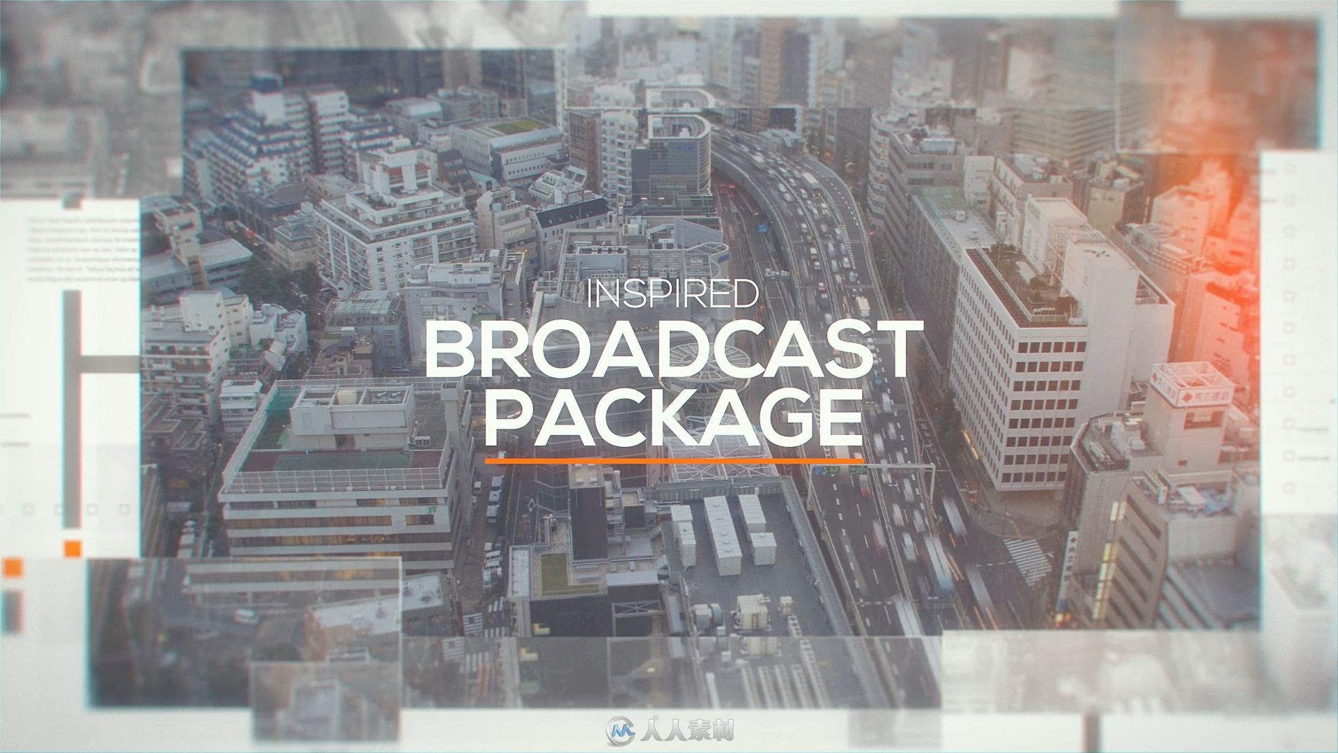 优雅时尚的电视节目广播包幻灯片AE模板 Videohive Inspired Broadcast Package...