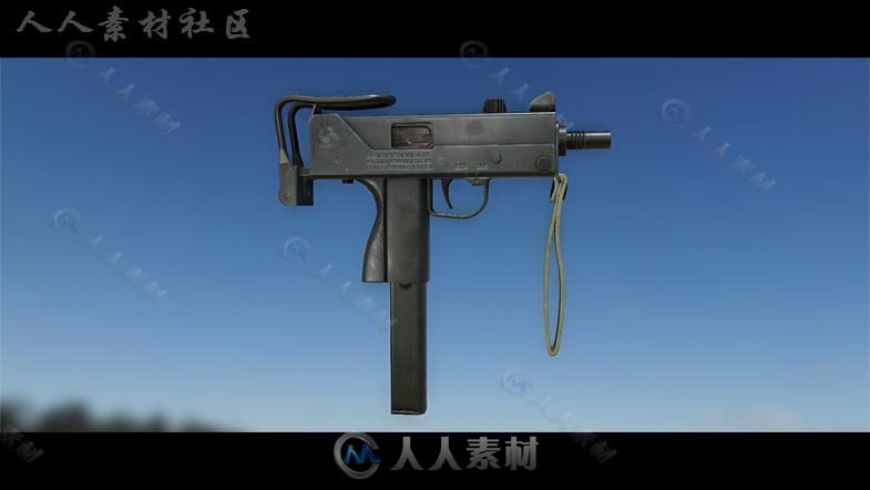 枪武器道具动画3D模型Unity素材资源