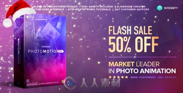 专业的3D空间效果照片动画AE模板Videohive Photo Motion ProProfessional 3D Phot...