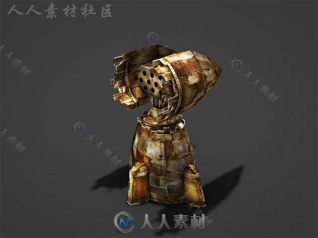 科幻军事包车辆3D模型Unity素材资源