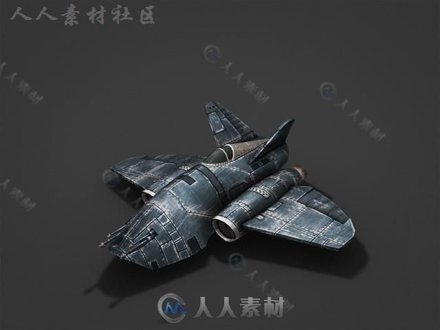 科幻军事包车辆3D模型Unity素材资源