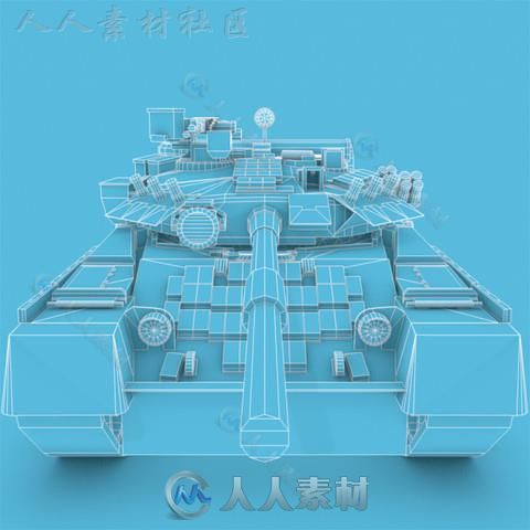 T-80 UD坦克陆地车辆3D模型Unity素材资源