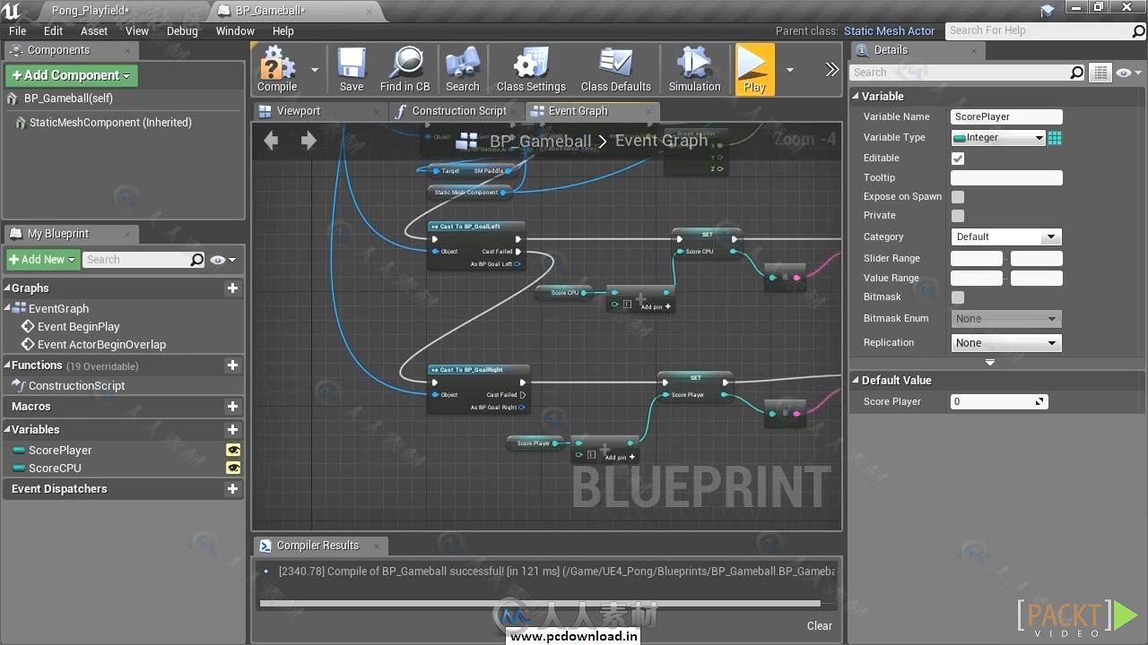 UE4虚幻游戏专业游戏开发技术视频教程 PACKT PUBLISHING UNREAL ENGINE 4.X PROJECTS