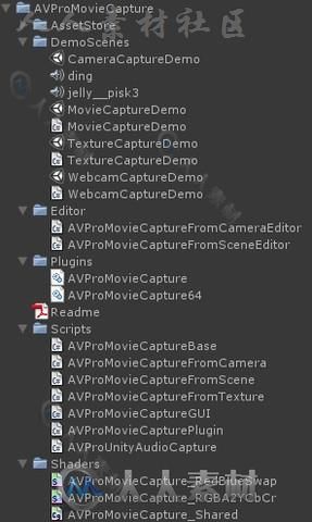 AVPro电影视频捕获影片脚本Unity素材资源