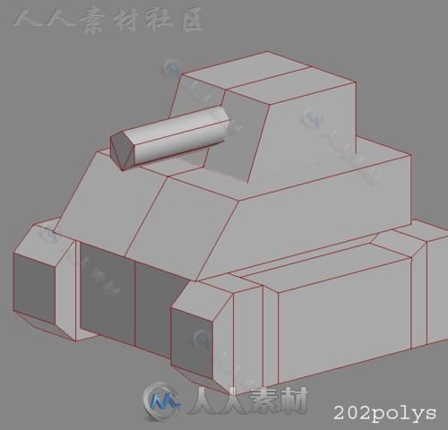 移动坦克包陆地车辆3D模型Unity素材资源