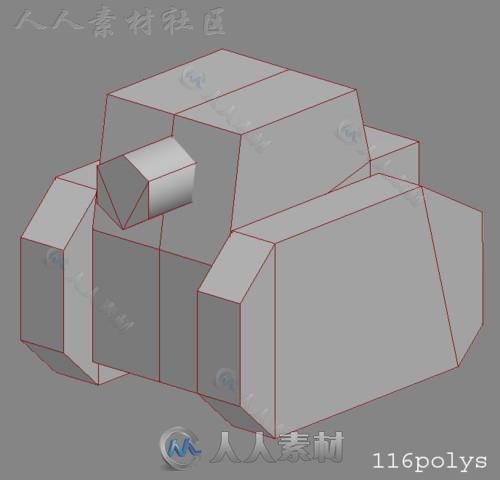 移动坦克包陆地车辆3D模型Unity素材资源