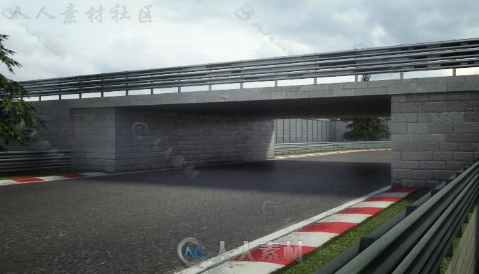 赛道施工工具包赛道和车道环境3D模型Unity素材资源