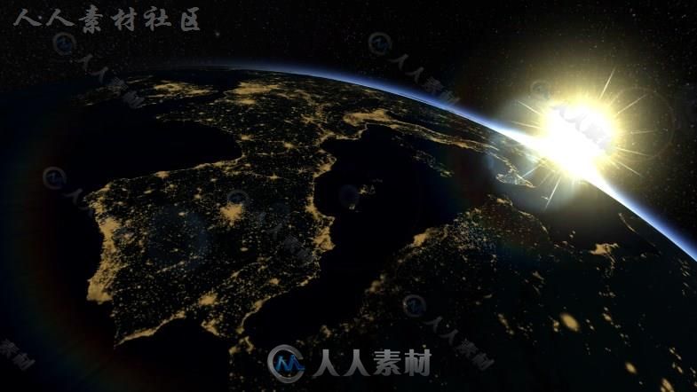 地球火星和月亮行星着色器Unity素材资源