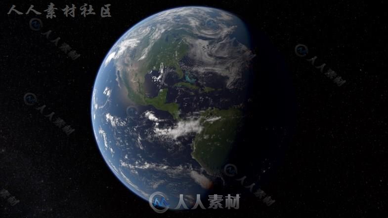 地球火星和月亮行星着色器Unity素材资源