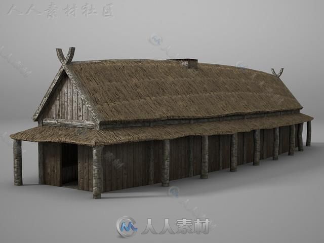 海盗村幻想环境3D模型Unity素材资源