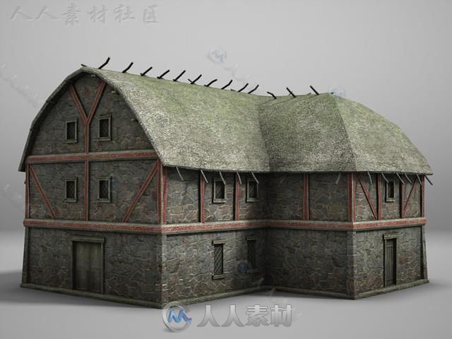 海盗村幻想环境3D模型Unity素材资源