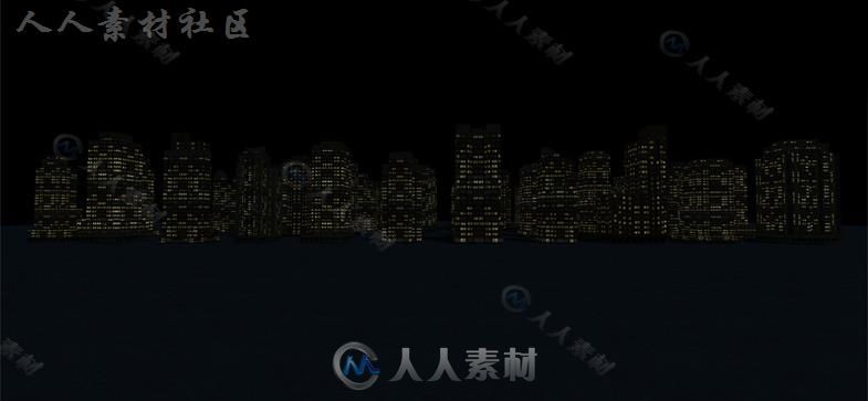 53个独特的低聚摩天大楼城市环境3D模型Unity素材资源