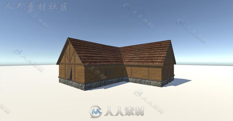 高山树林场景环境3D模型Unity游戏素材资源