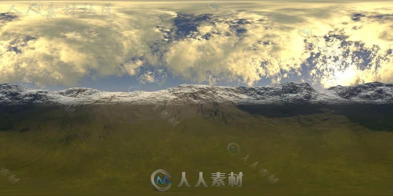 高山树林场景环境3D模型Unity游戏素材资源