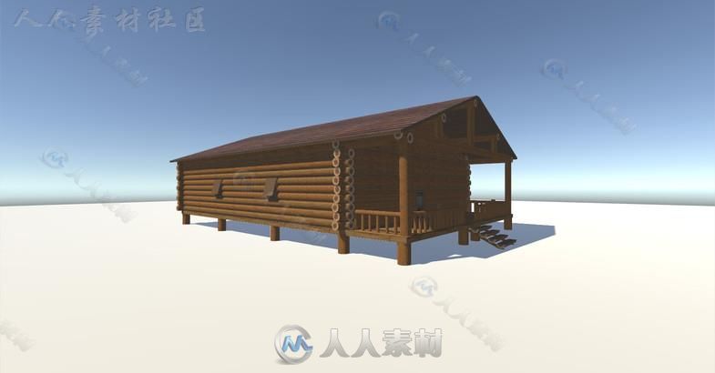 高山树林场景环境3D模型Unity游戏素材资源