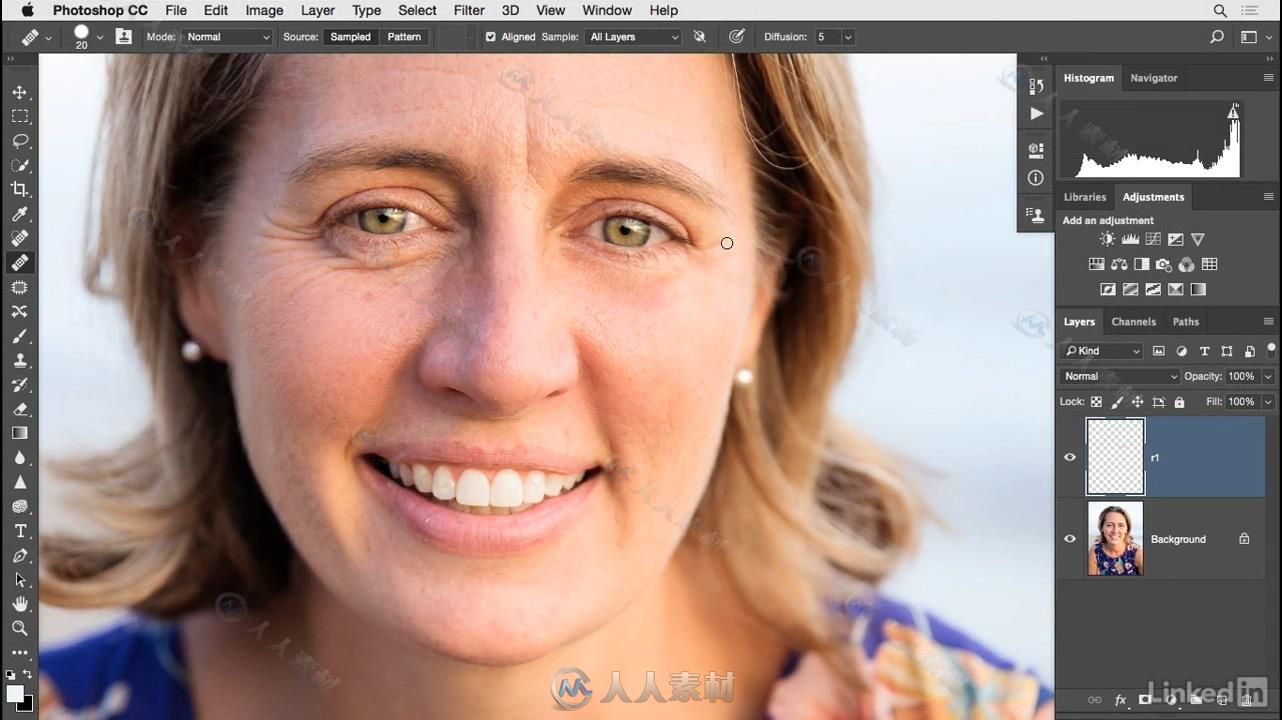 PS人物肖像修饰实例训练大师级视频教程 Learn Photoshop Portrait Retouching