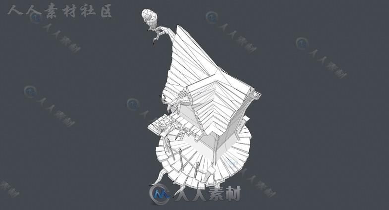 恐怖森林木房子幻想环境3D模型Unity游戏素材资源