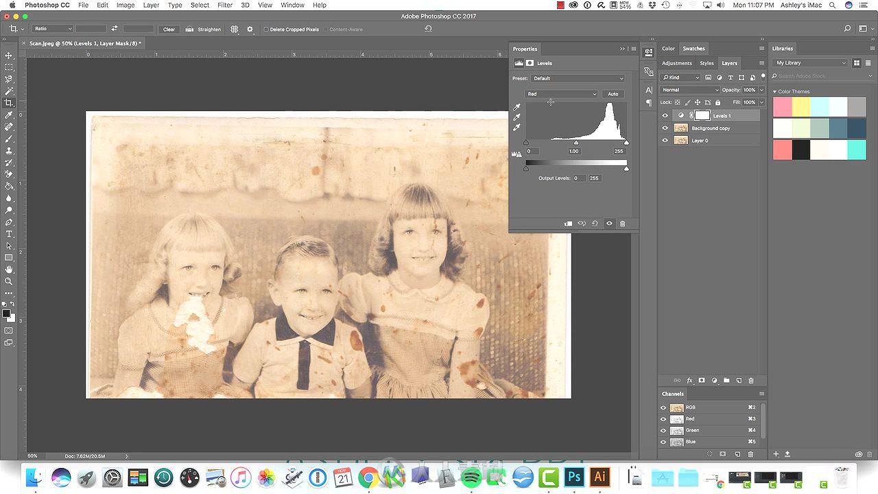 PS老旧照片修复技术训练视频教程 SKILLSHARE PHOTO RESTORATION MADE EASY