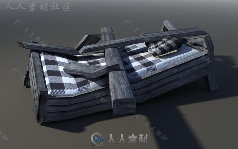 中世纪遗迹历史环境3D模型Unity游戏素材资源