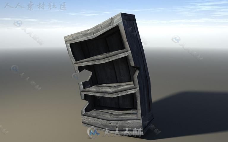 中世纪遗迹历史环境3D模型Unity游戏素材资源