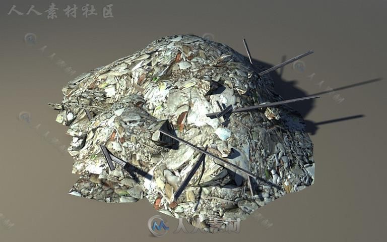 中世纪遗迹历史环境3D模型Unity游戏素材资源