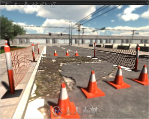 现实城市街头包城市环境3D模型Unity游戏素材资源