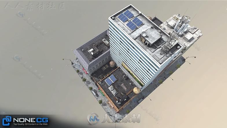 现实纽约市街区5城市环境3D模型Unity游戏素材资源