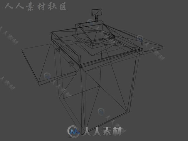 办公室咖啡馆家具道具3D模型Unity游戏素材资源