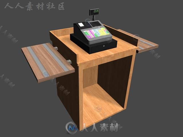 办公室咖啡馆家具道具3D模型Unity游戏素材资源