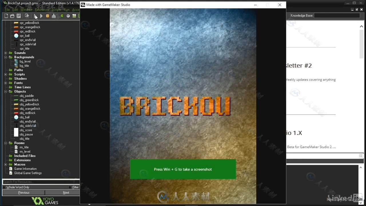 GameMaker Studio高级游戏制作技巧视频教程 Learning GameMaker Studio and GML