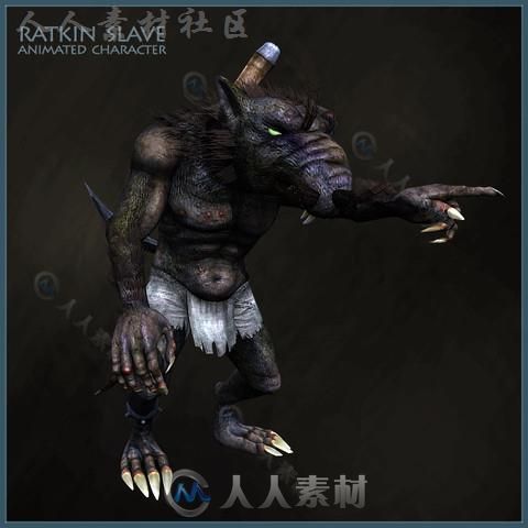 邪恶的军队幻想人形生物角色3D模型Unity游戏素材资源